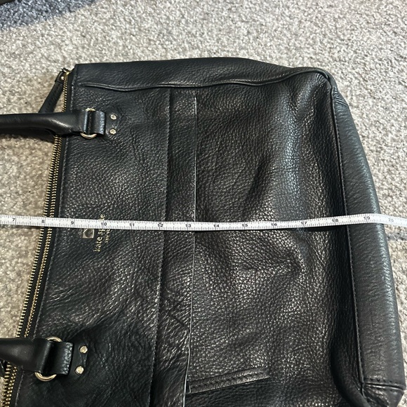 Kate Spade Grant Park Shelby Black Pebbled Leather Tote Purse AS IS - Picture 15 of 16